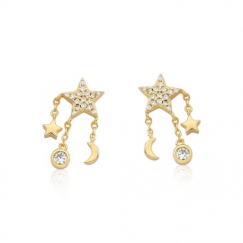 Brinco Estrelas Ouro