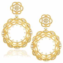 Brinco Festa Banho Ouro 18k