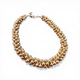 Colar Bubbles Banho Ouro