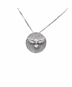 Colar Espírito Santo Cravejado - Ródio