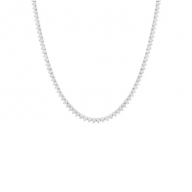 COLAR RIVIERA MOISSANITE 42CM