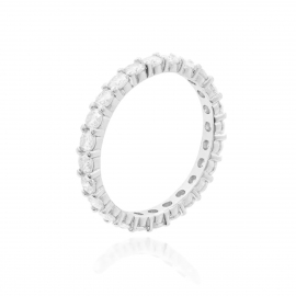 ALIANÇA INTEIRA 2MM MOISSANITE