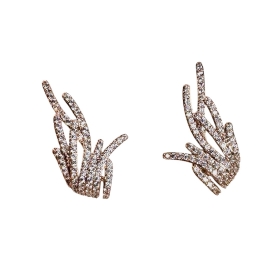 Brinco Cometa Banho Ouro