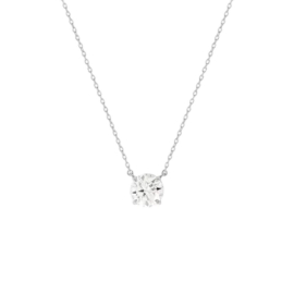 COLAR SOLITÁRIO MOISSANITE 6,5MM