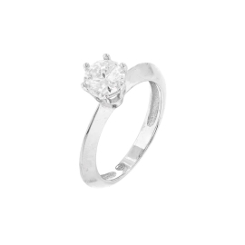 ANEL SOLITÁRIO MOISSANITE 7 MM