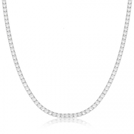 Colar Riviera Glow Silver