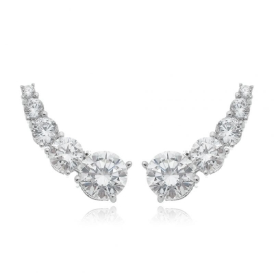 BRINCO EARCUFF SOLITARIOS -COMETA