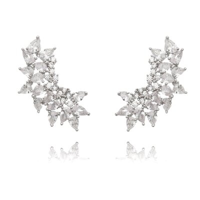 BRINCO EARCUFF BRILHANTES TALENTO