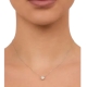 COLAR SOLITÁRIO MOISSANITE 6,5MM