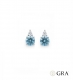 Brinco Moissanite Shine Blue