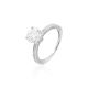 Anel Aliança Moissanite Sparkle
