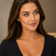 Colar Soleil Moissanite Ouro