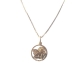 Colar Anjo da Guarda Prata com Banho Ouro 18K