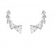 Brinco Solitário Ear Cuff Prata